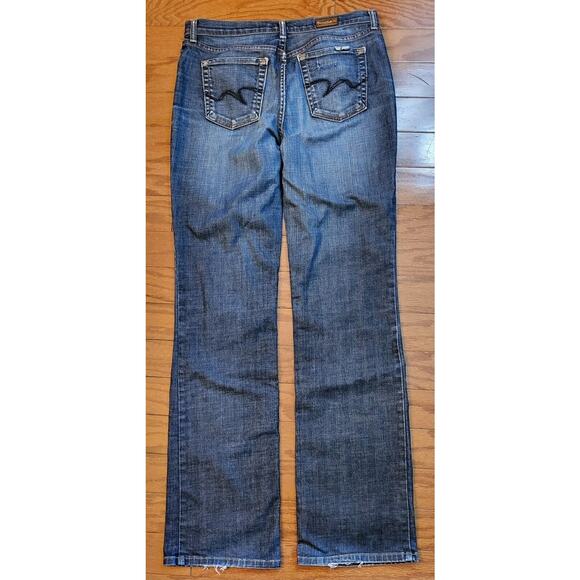 David Kahn Pants Women 10 Blue Denim Jeans Bootcut Made In USA - Picture 5 of 12
